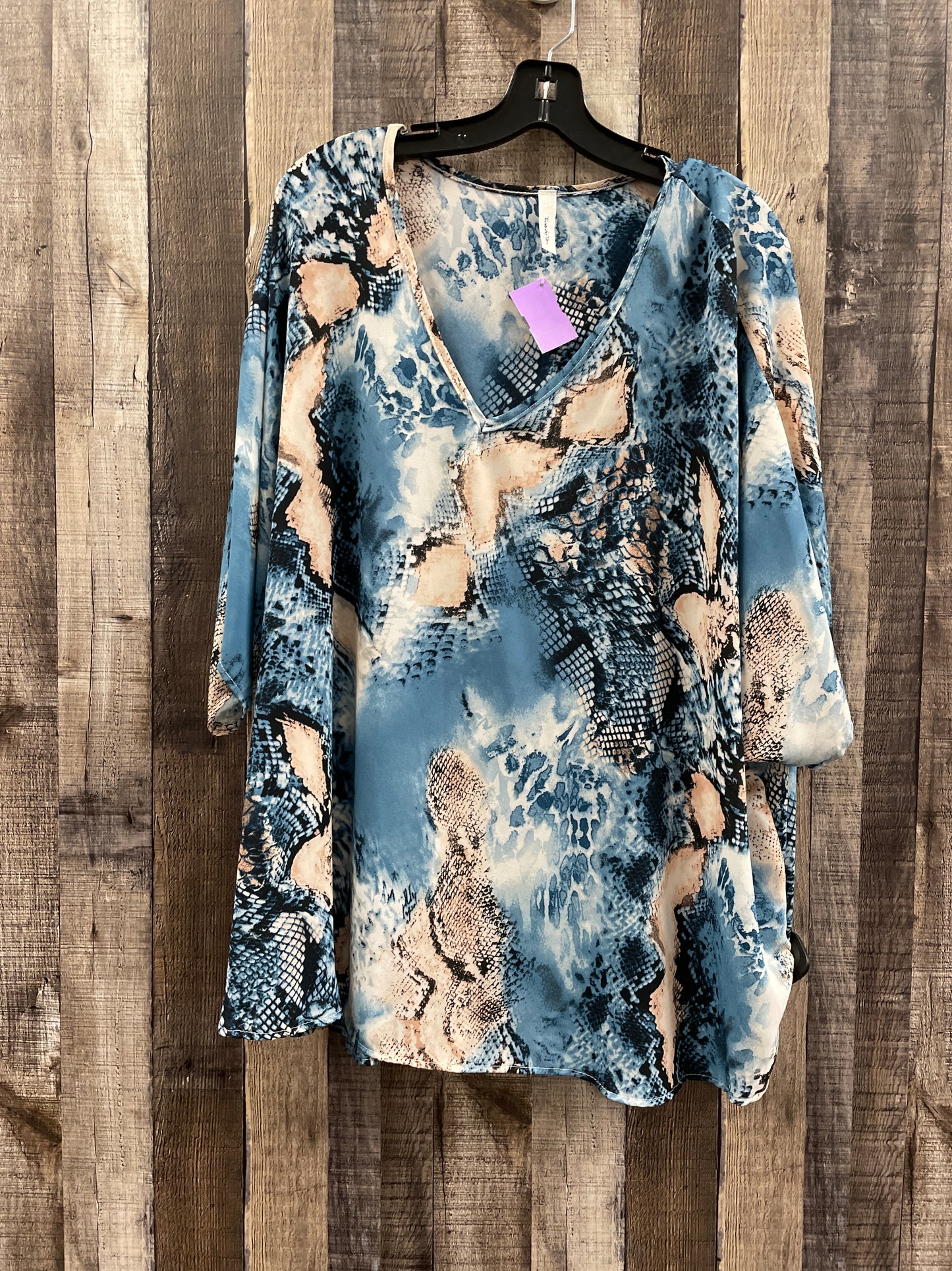 Blouse Short Sleeve By Cme Size: S