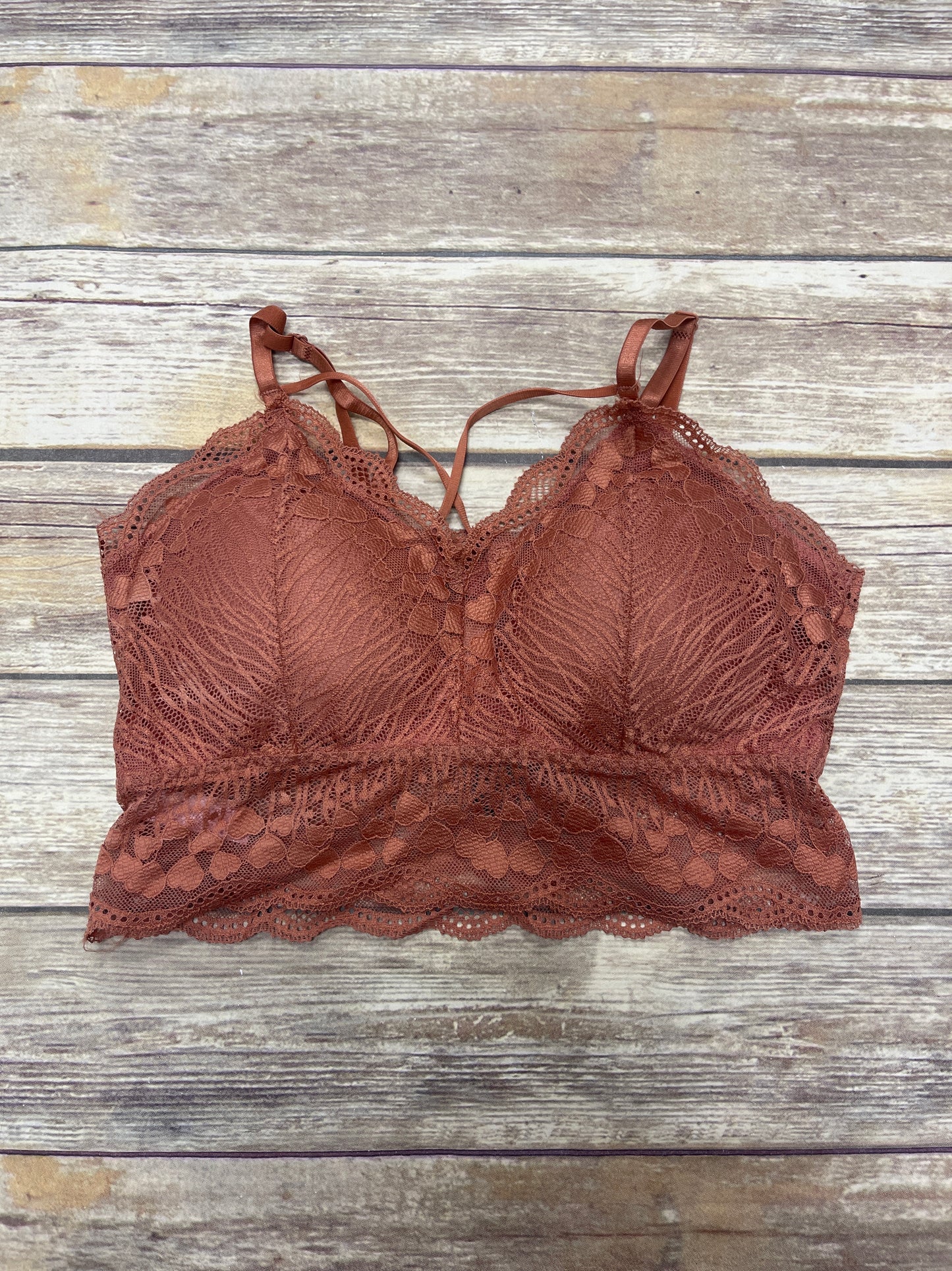 Bralette By Cme In Orange, Size: L