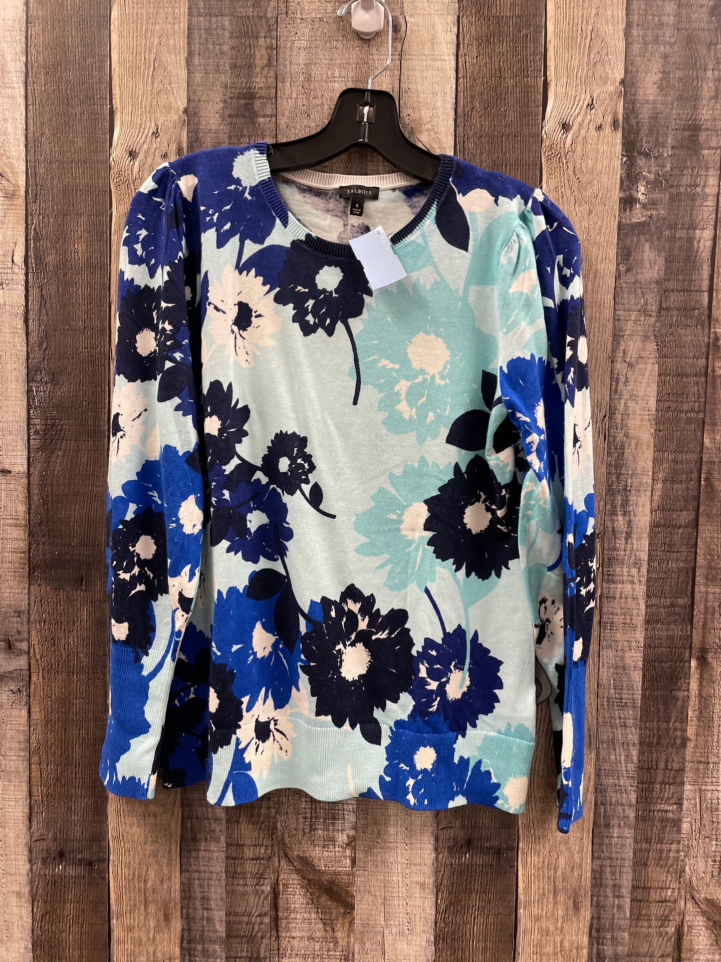 Sweater By Talbots In Floral Print, Size: S