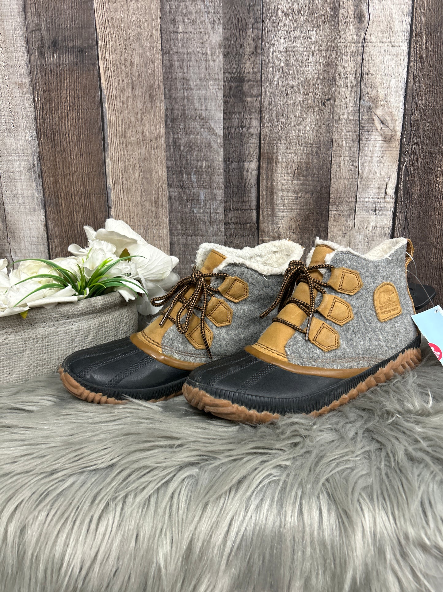 Boots Snow By Sorel In Grey, Size: 8