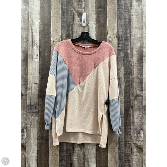 Top Long Sleeve By White Birch In Multi-colored, Size: S