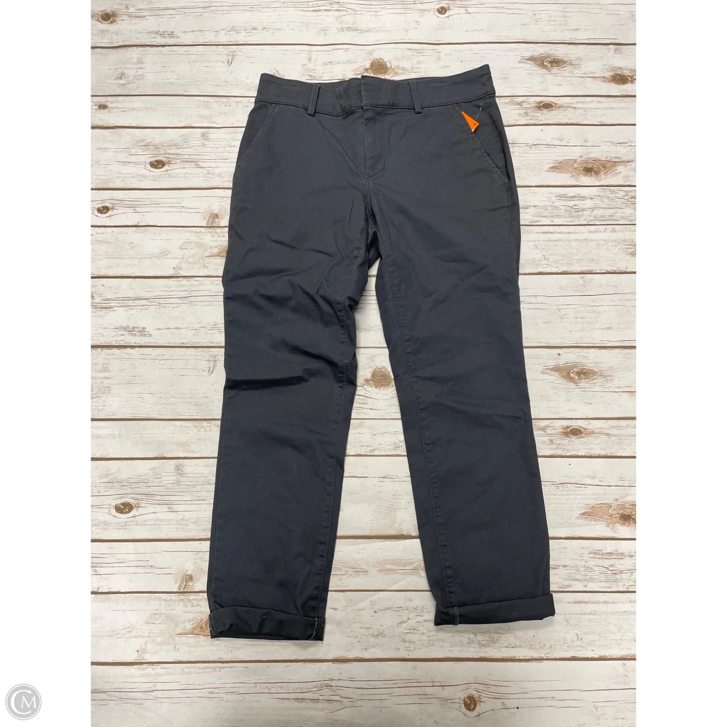 Pants Cropped By Loft In Grey, Size: 6