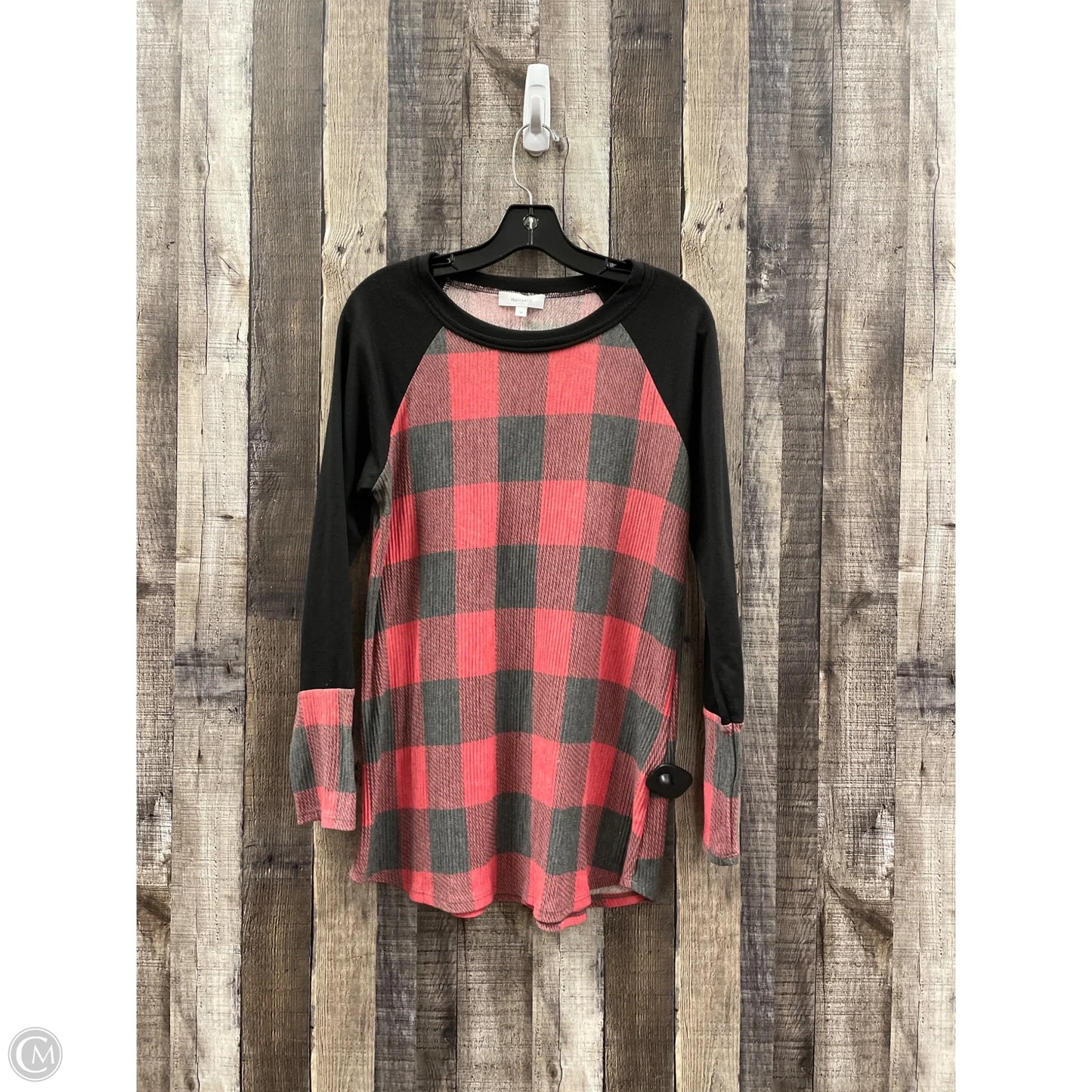 Top Long Sleeve By Cme In Multi-colored, Size: M