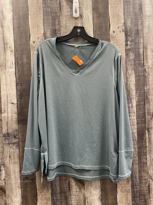 Athletic Top Long Sleeve Collar By Cme  Size: 1x