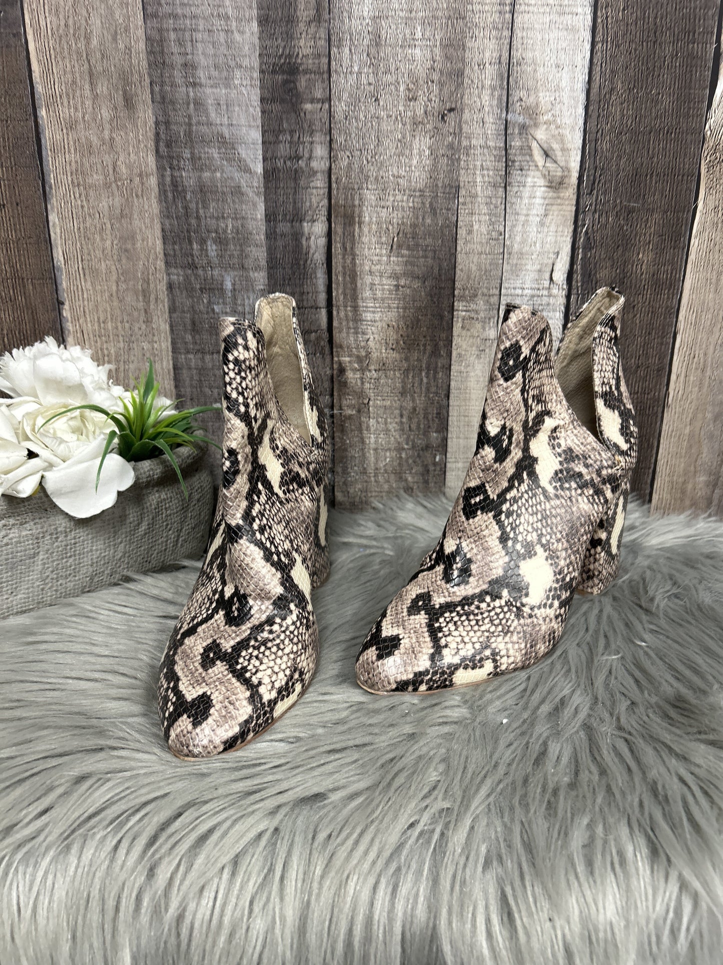 Boots Ankle Heels By Steve Madden Size: 7
