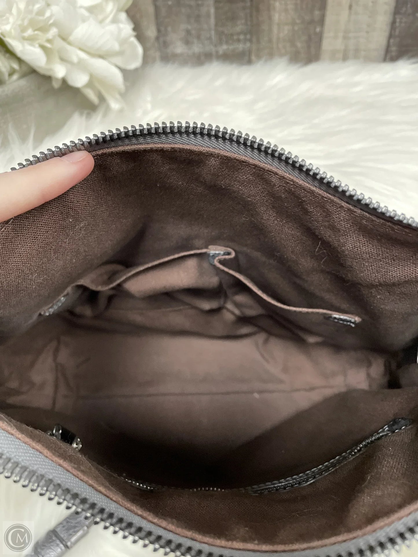 Handbag Leather By Henri Bendel, Size: Large