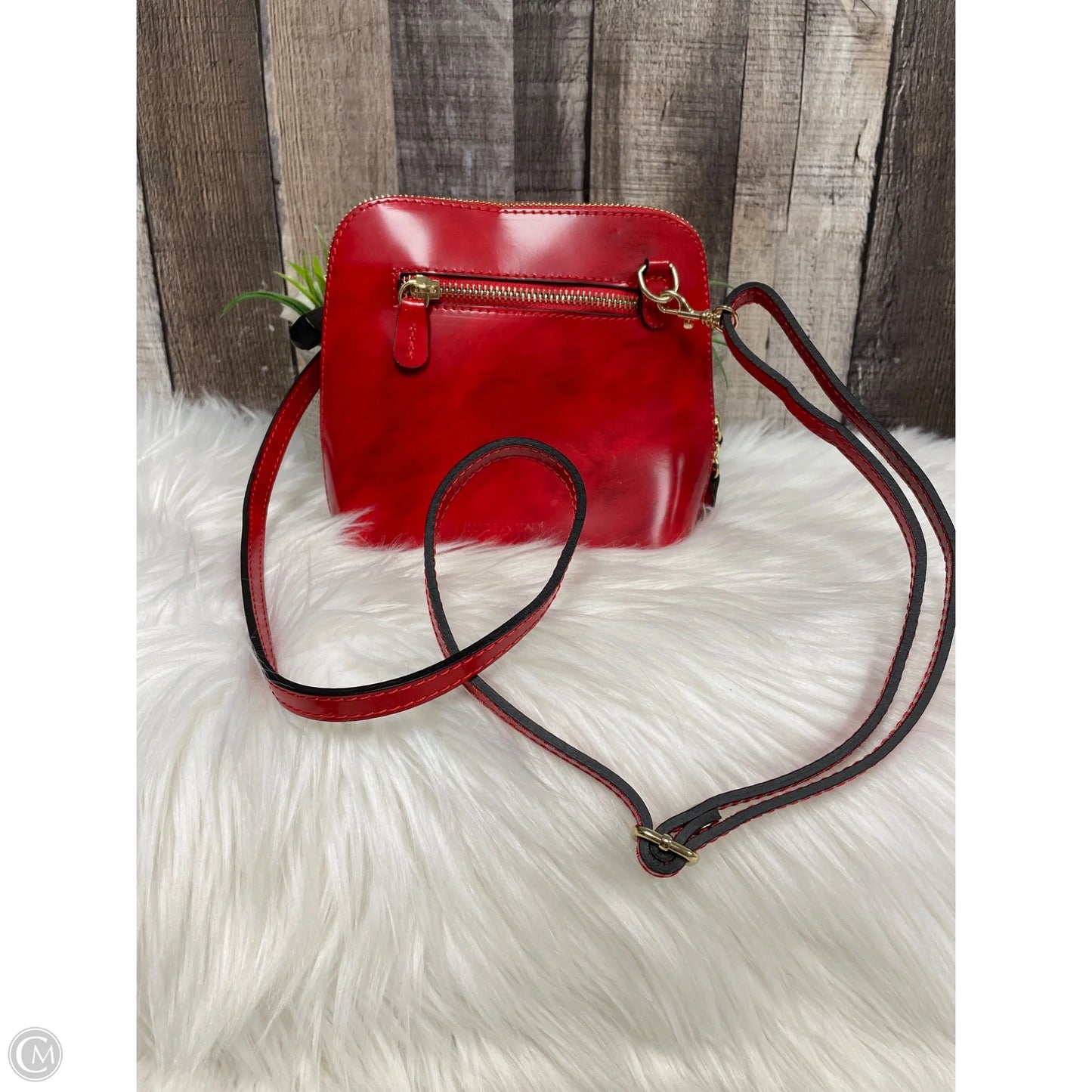 Crossbody Leather By Cmc, Size: Small