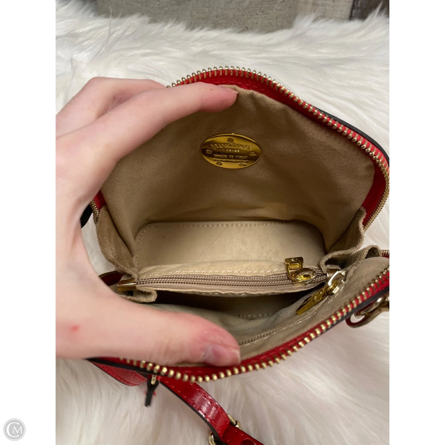 Crossbody Leather By Cmc, Size: Small