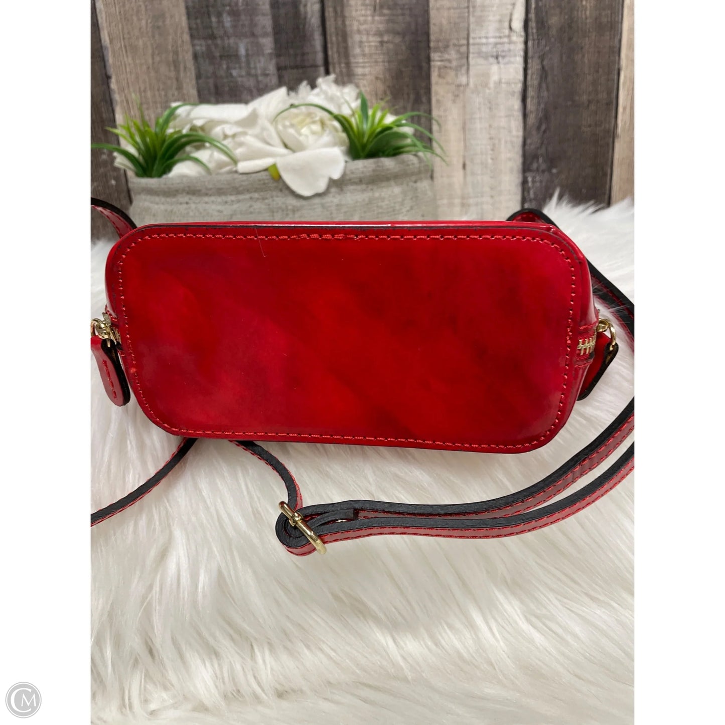 Crossbody Leather By Cmc, Size: Small