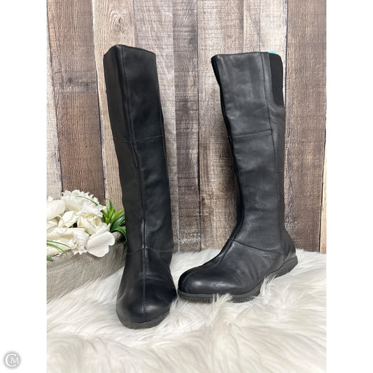 Boots Knee Flats By Cme In Black, Size: 7