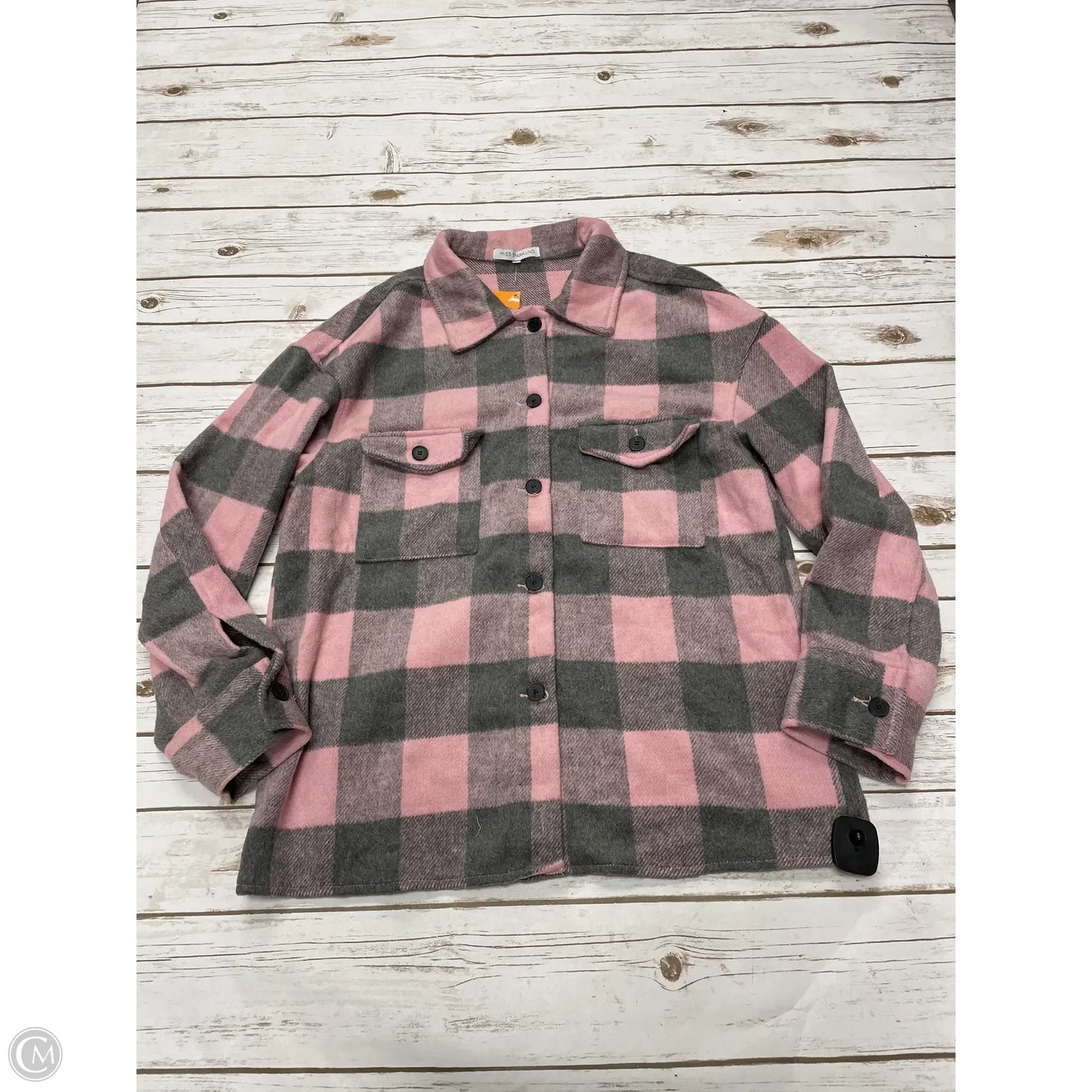 Jacket Shirt By Cme In Plaid Pattern, Size: Xxl