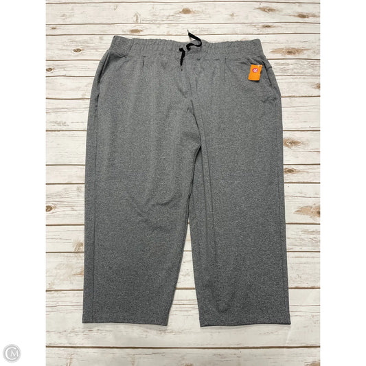 Athletic Pants By Tek Gear In Grey, Size: 1x