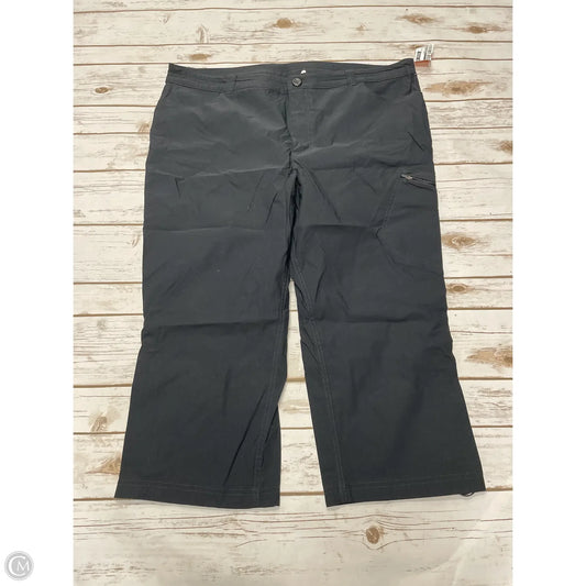 Athletic Pants By Eddie Bauer In Black, Size: 1x
