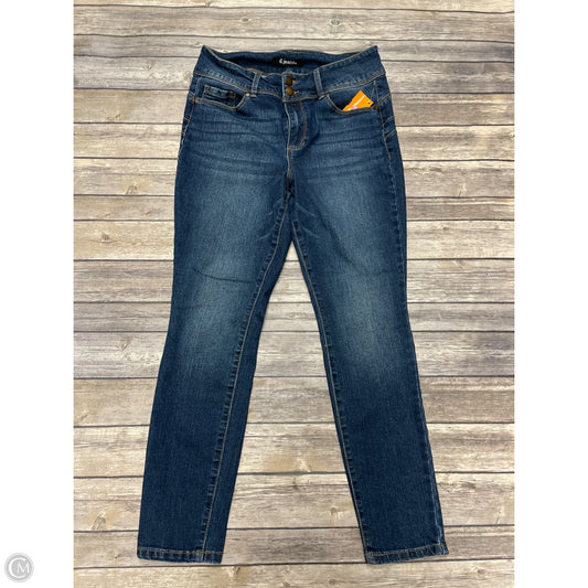 Jeans Skinny By D Jeans In Blue Denim, Size: 8p