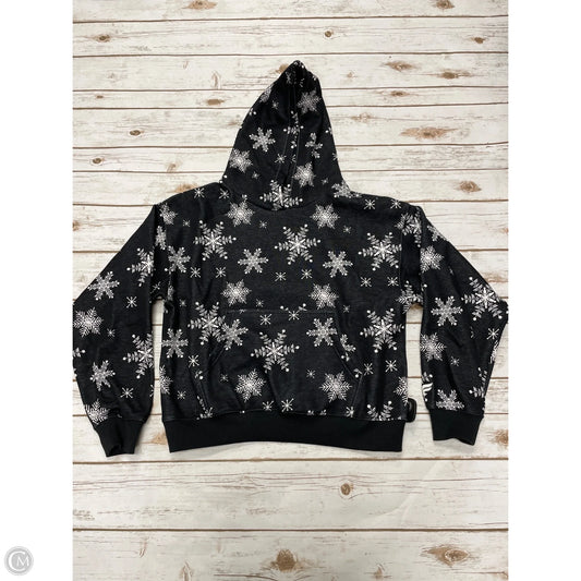 Athletic Sweatshirt Hoodie By Fabletics In Black, Size: M