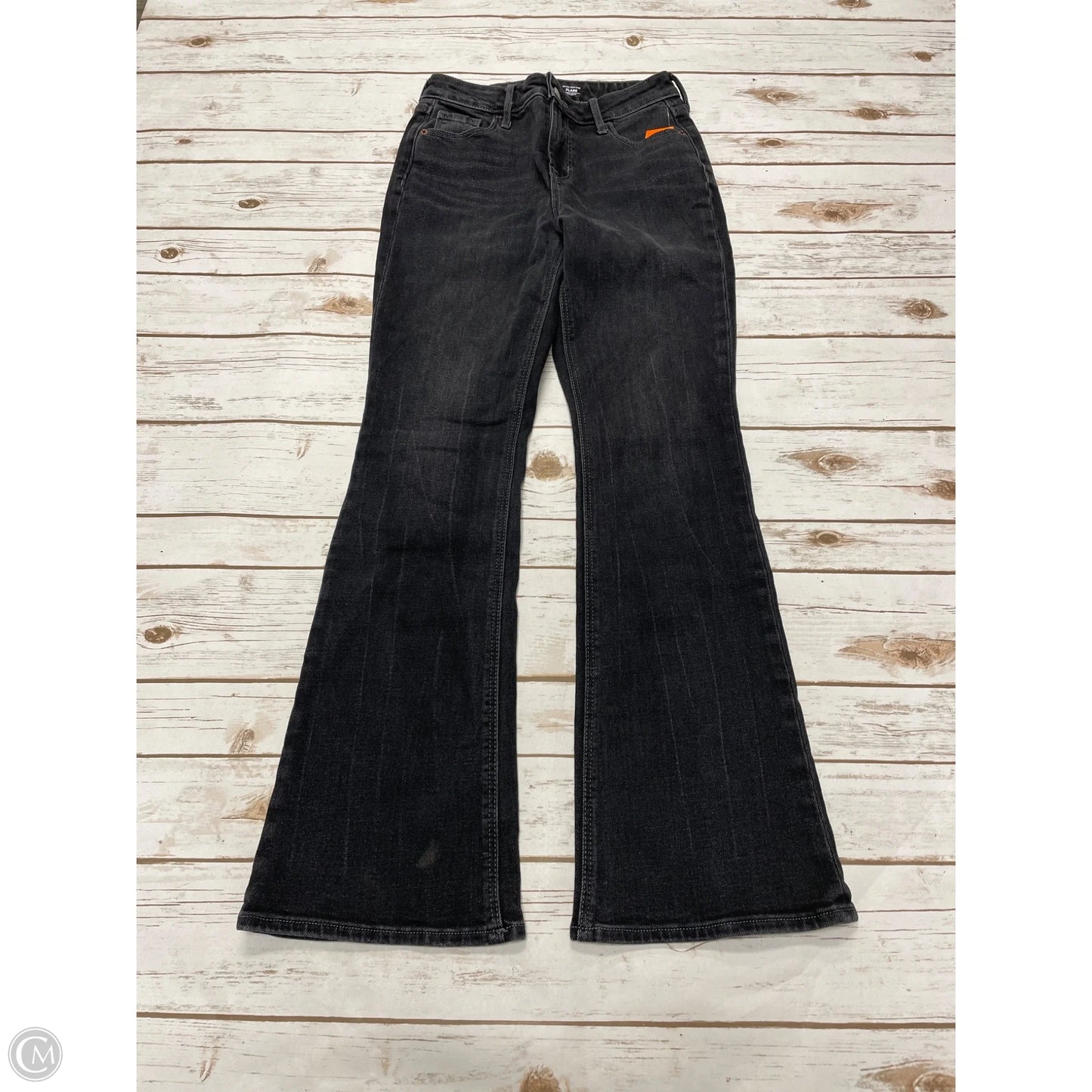 Jeans Flared By Old Navy In Black Denim, Size: 0