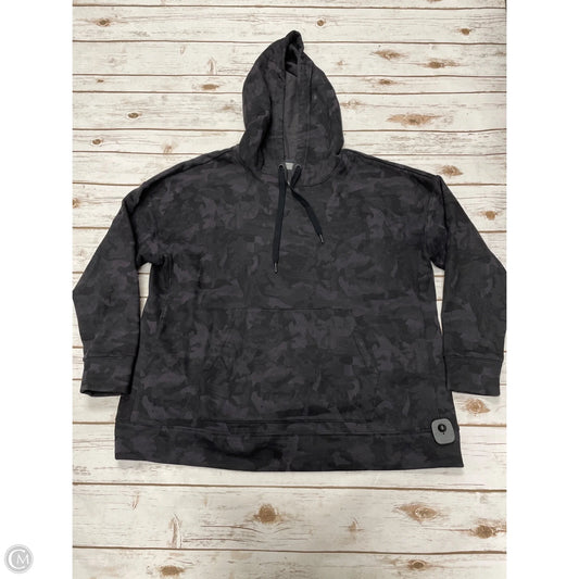 Athletic Sweatshirt Hoodie By Zella In Camouflage Print, Size: Xxl