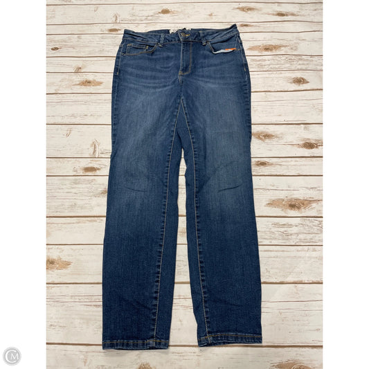 Jeans Skinny By Target In Blue Denim, Size: 14
