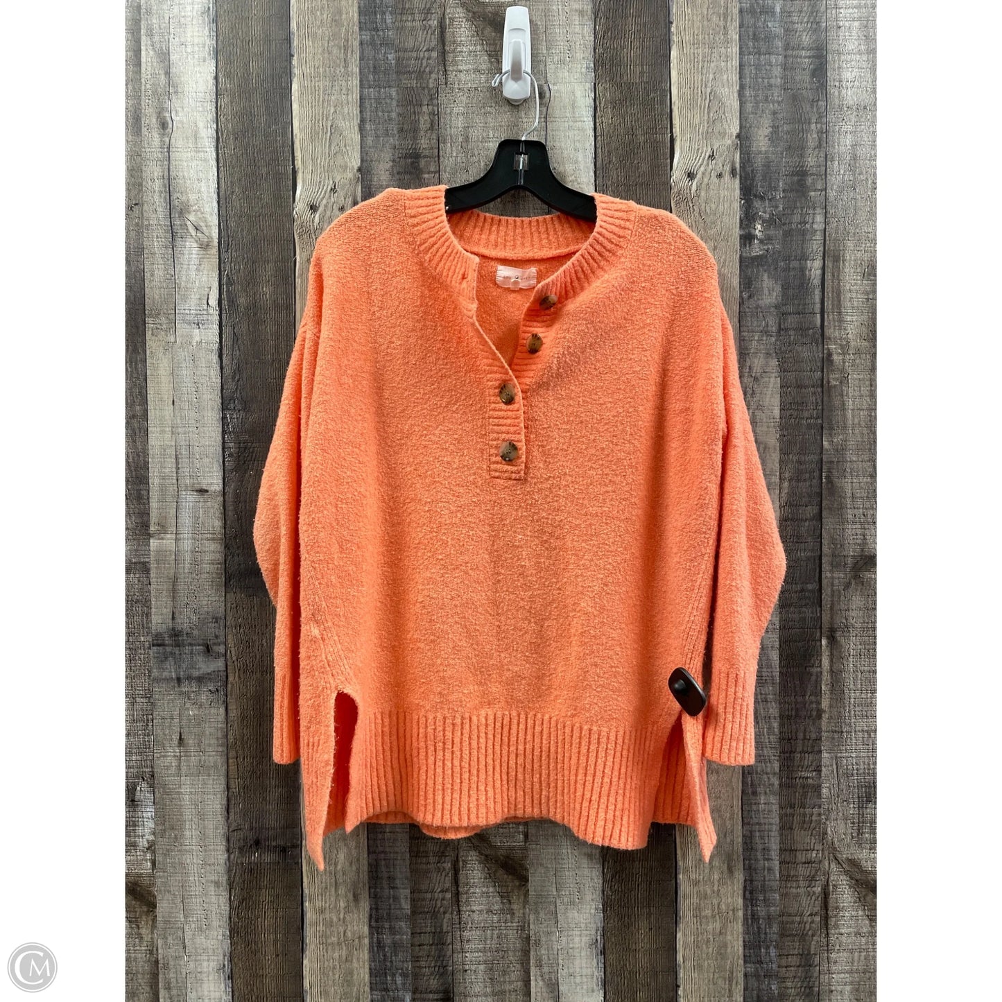 Sweater By Lou And Grey In Orange, Size: Xs