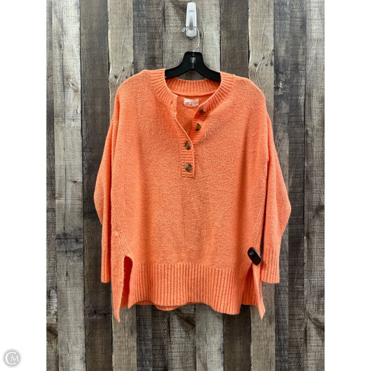 Sweater By Lou And Grey In Orange, Size: Xs