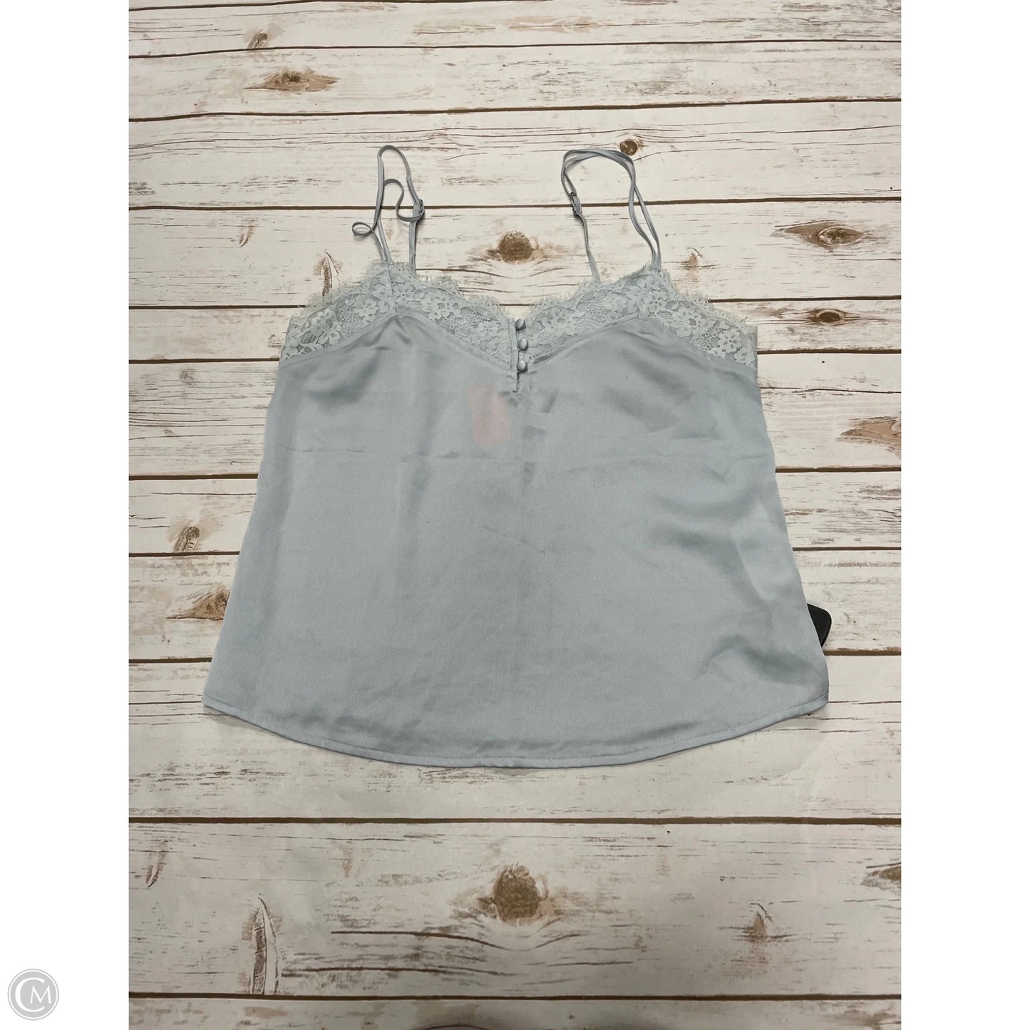 Top Sleeveless By Abercrombie And Fitch In Silver, Size: S
