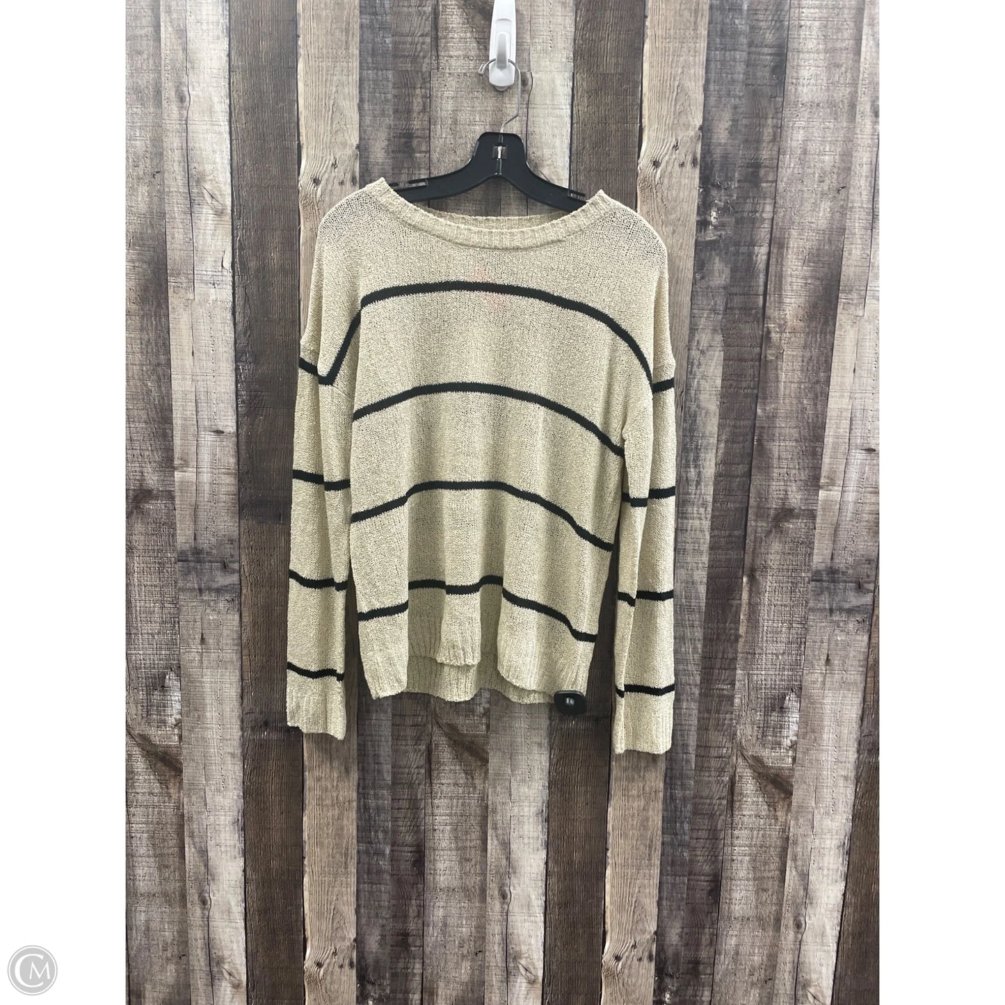 Sweater By Bobeau In Tan, Size: L