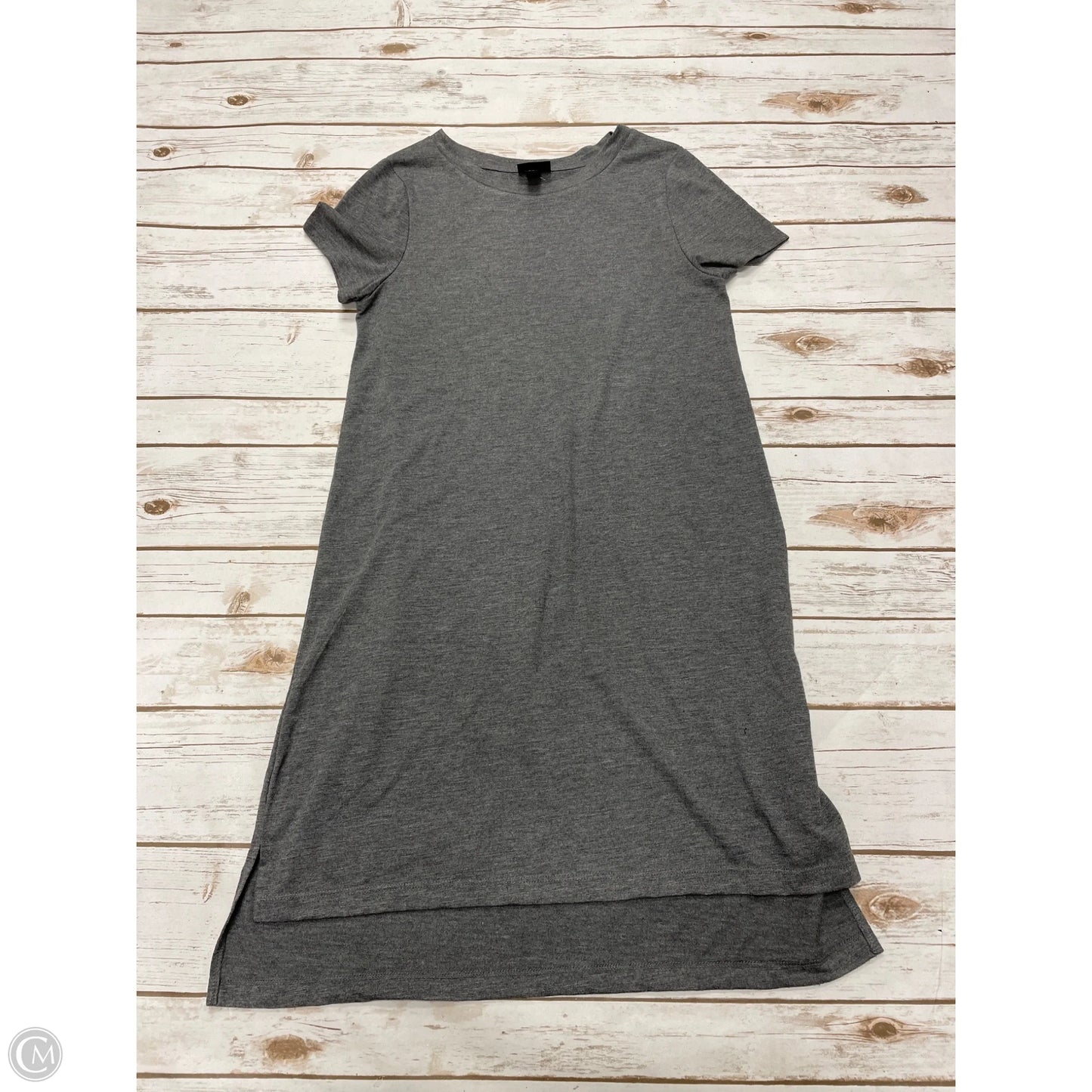 Dress Casual Midi By Mossimo In Grey, Size: Xs