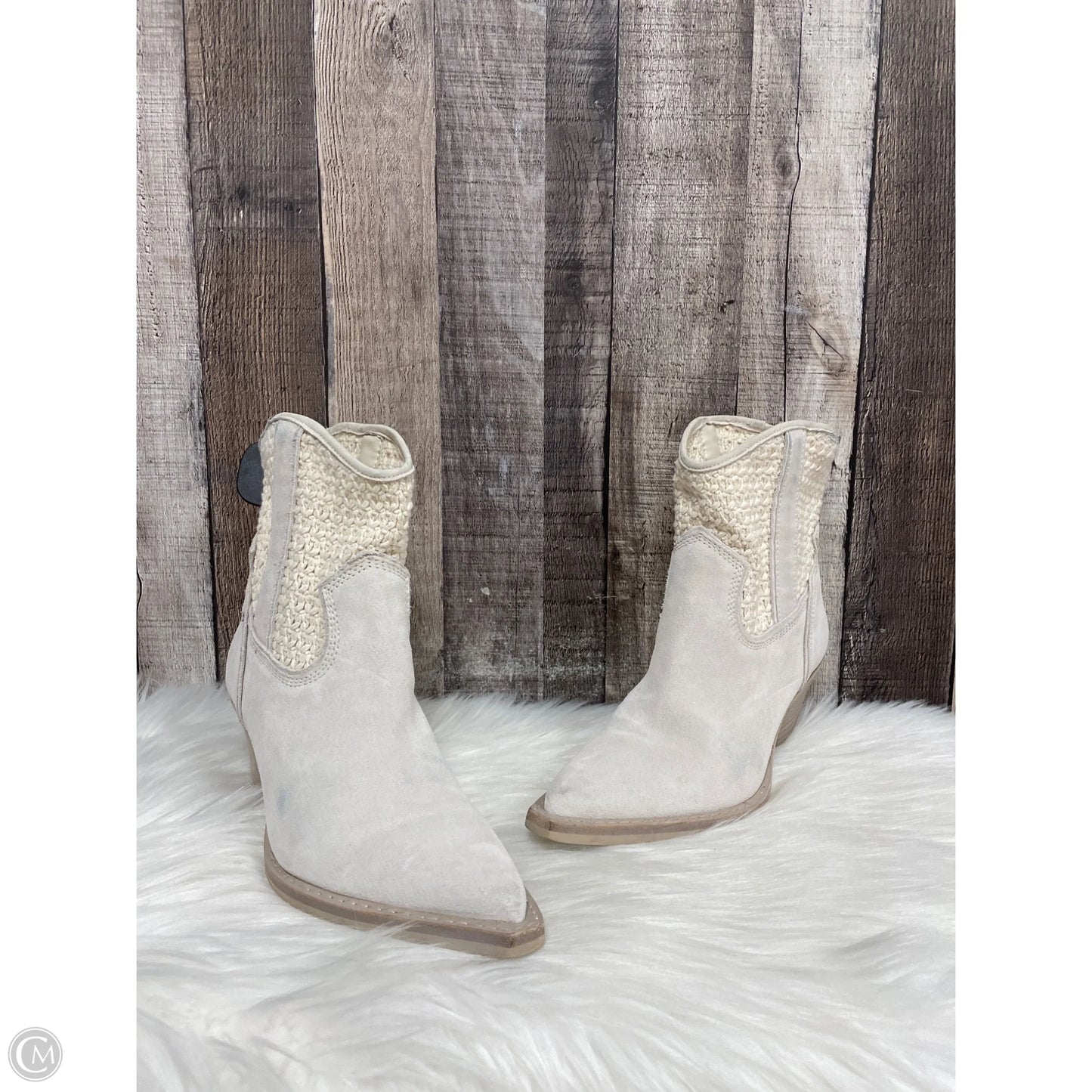 Boots Ankle Heels By Dolce Vita In Cream, Size: 7