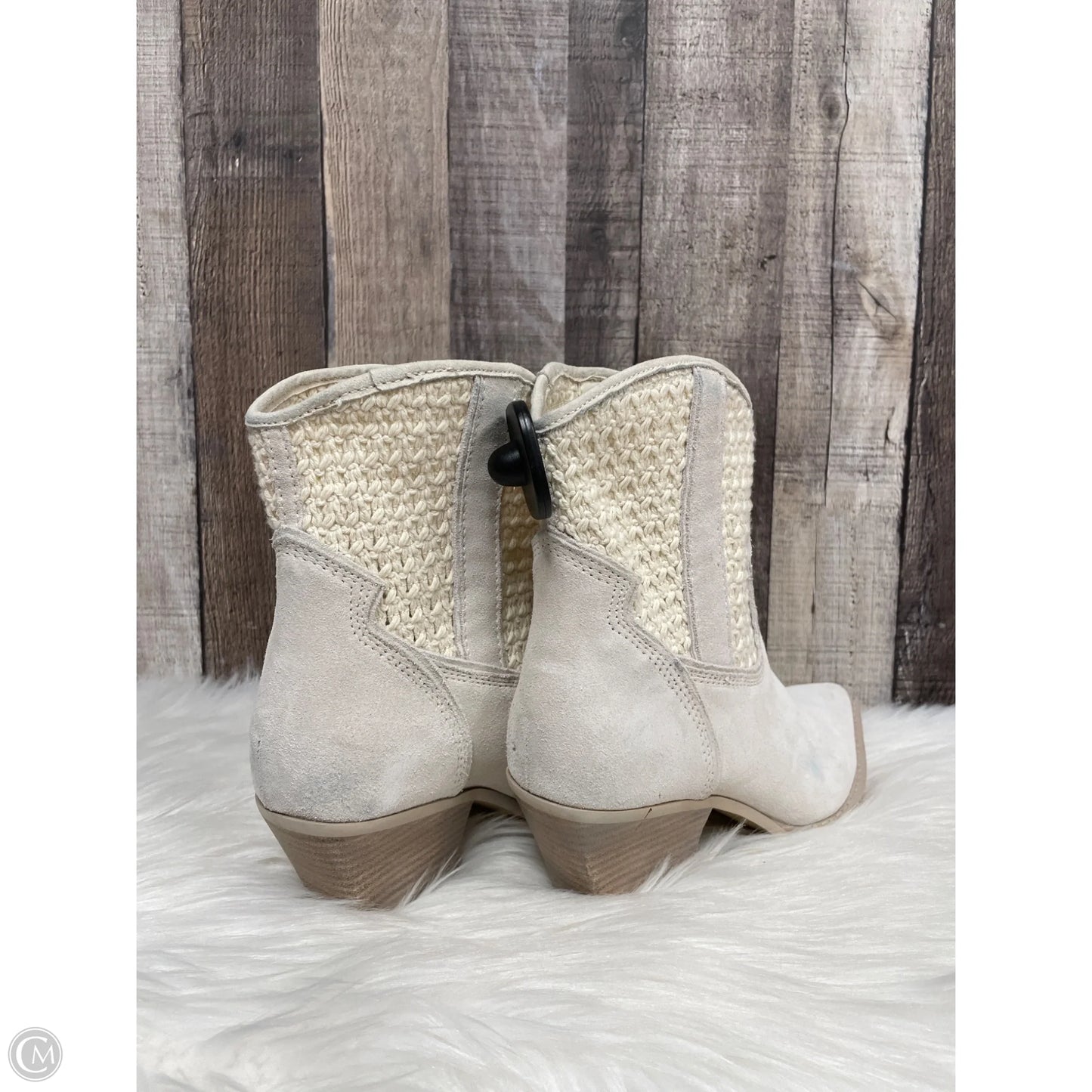 Boots Ankle Heels By Dolce Vita In Cream, Size: 7