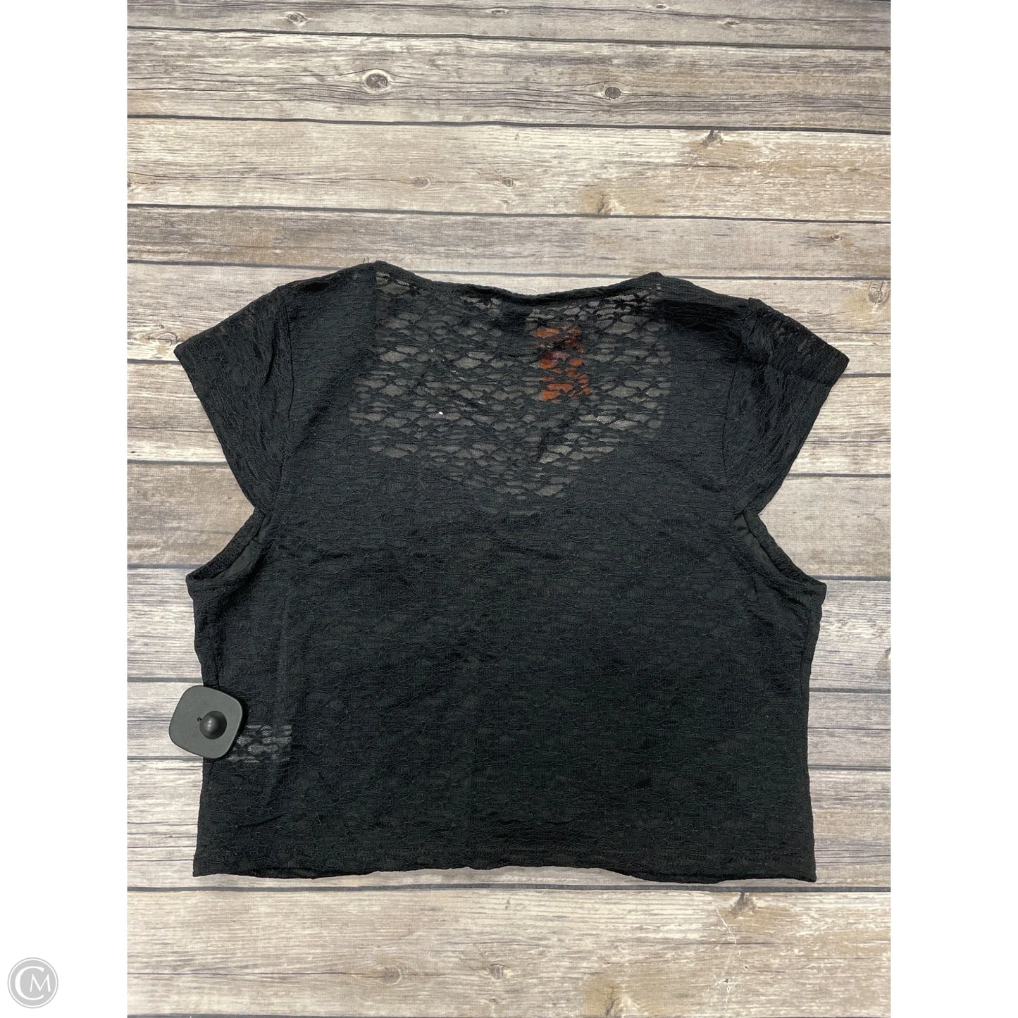 Top Short Sleeve By Wild Fable In Black, Size: Xl