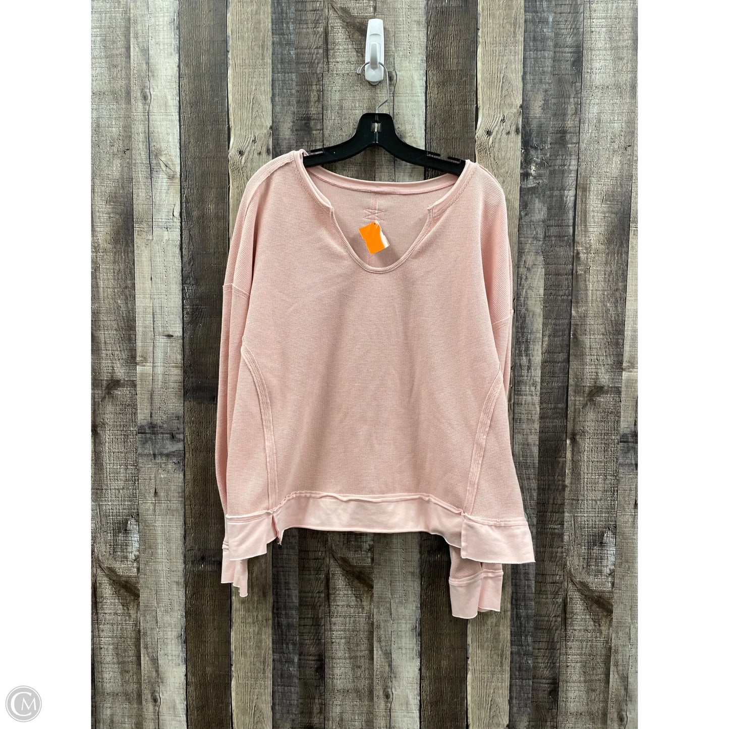Top Long Sleeve By Cmf In Pink, Size: Xl
