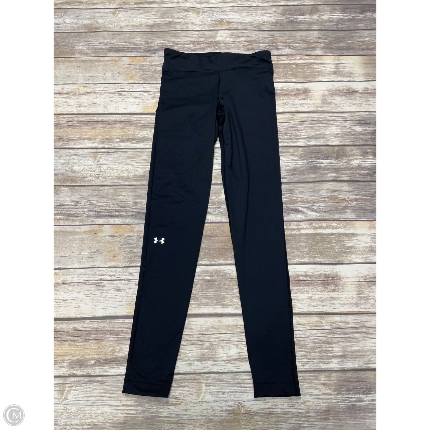 Athletic Leggings By Under Armour In Black, Size: M