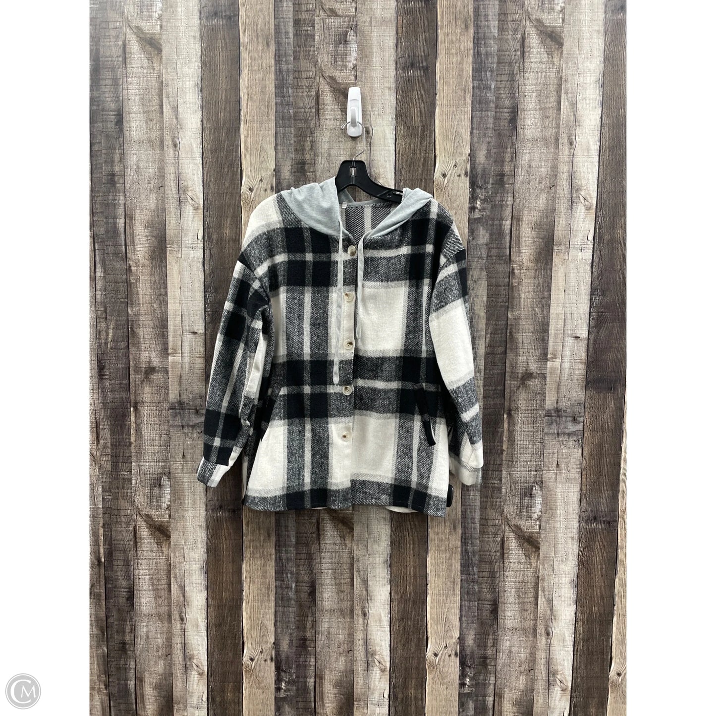 Jacket Other By Cmf In Plaid Pattern, Size: M