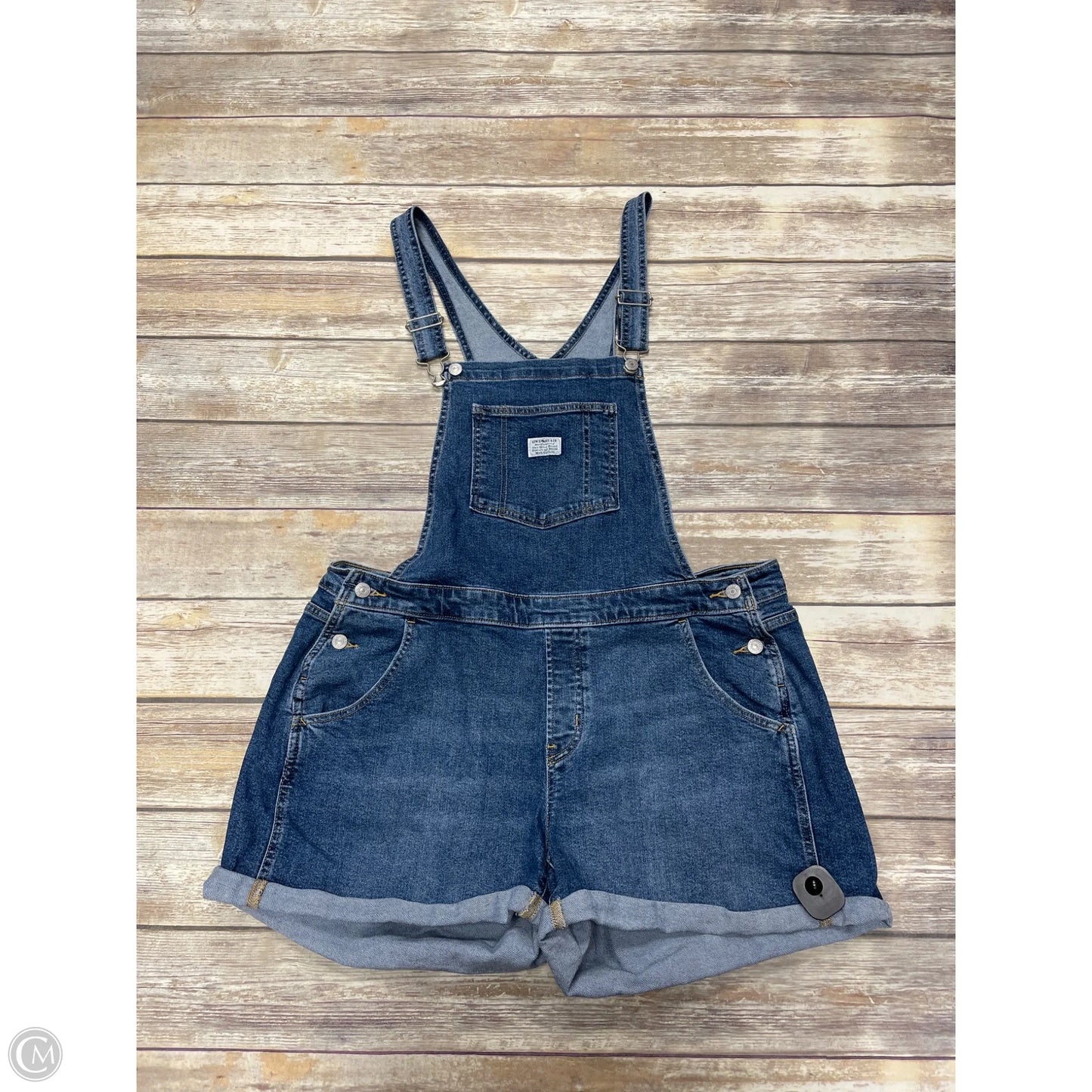 Shortalls By Levis In Blue Denim, Size: 1x