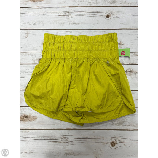 Athletic Shorts By Free People In Yellow, Size: S