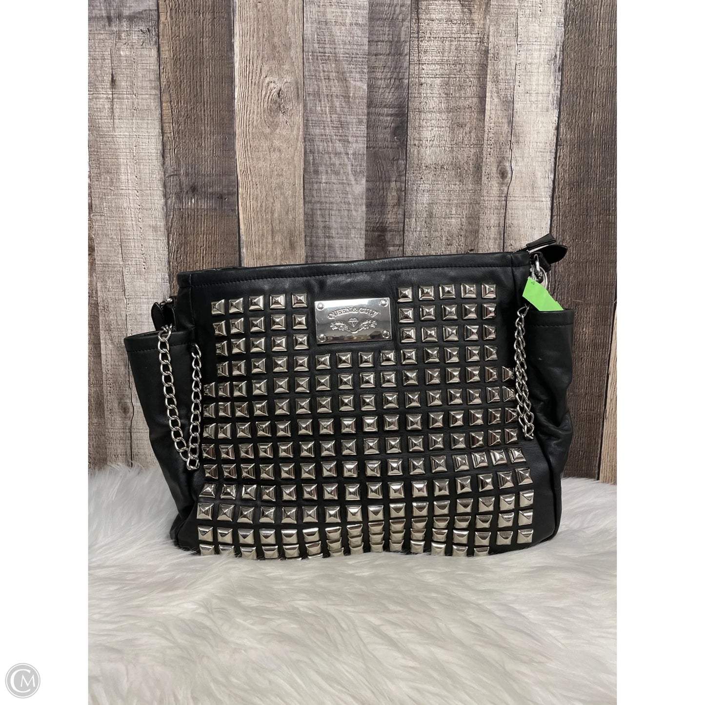 Handbag Leather By Clothes Mentor, Size: Large