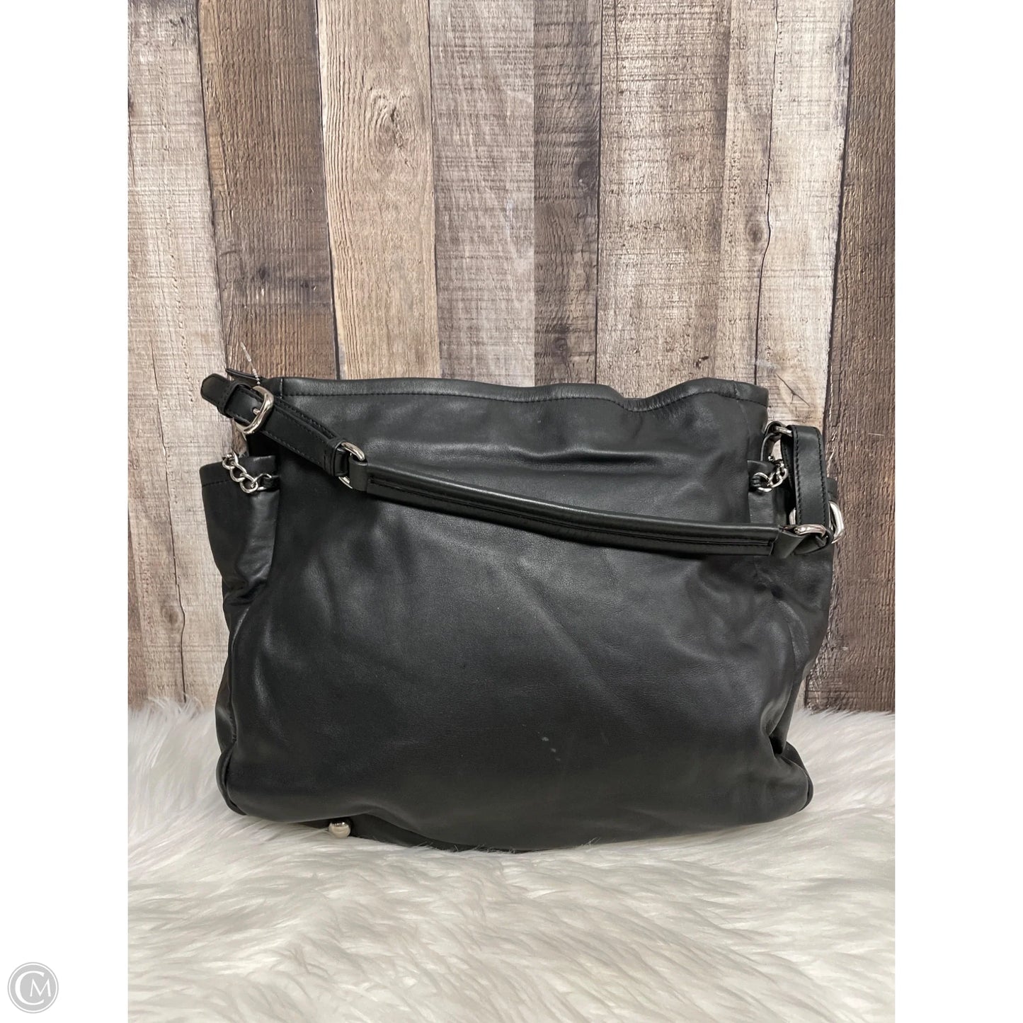 Handbag Leather By Clothes Mentor, Size: Large