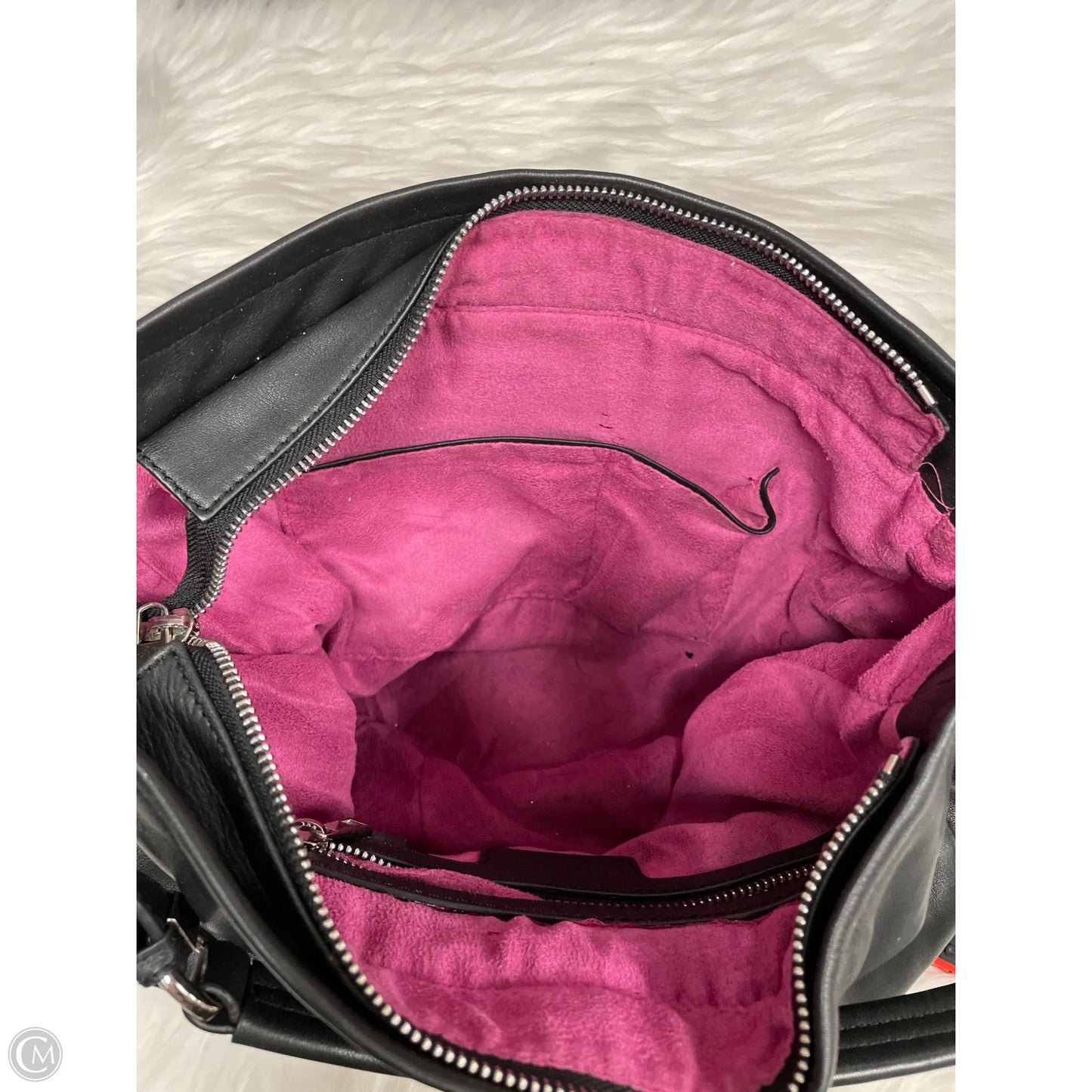 Handbag Leather By Clothes Mentor, Size: Large