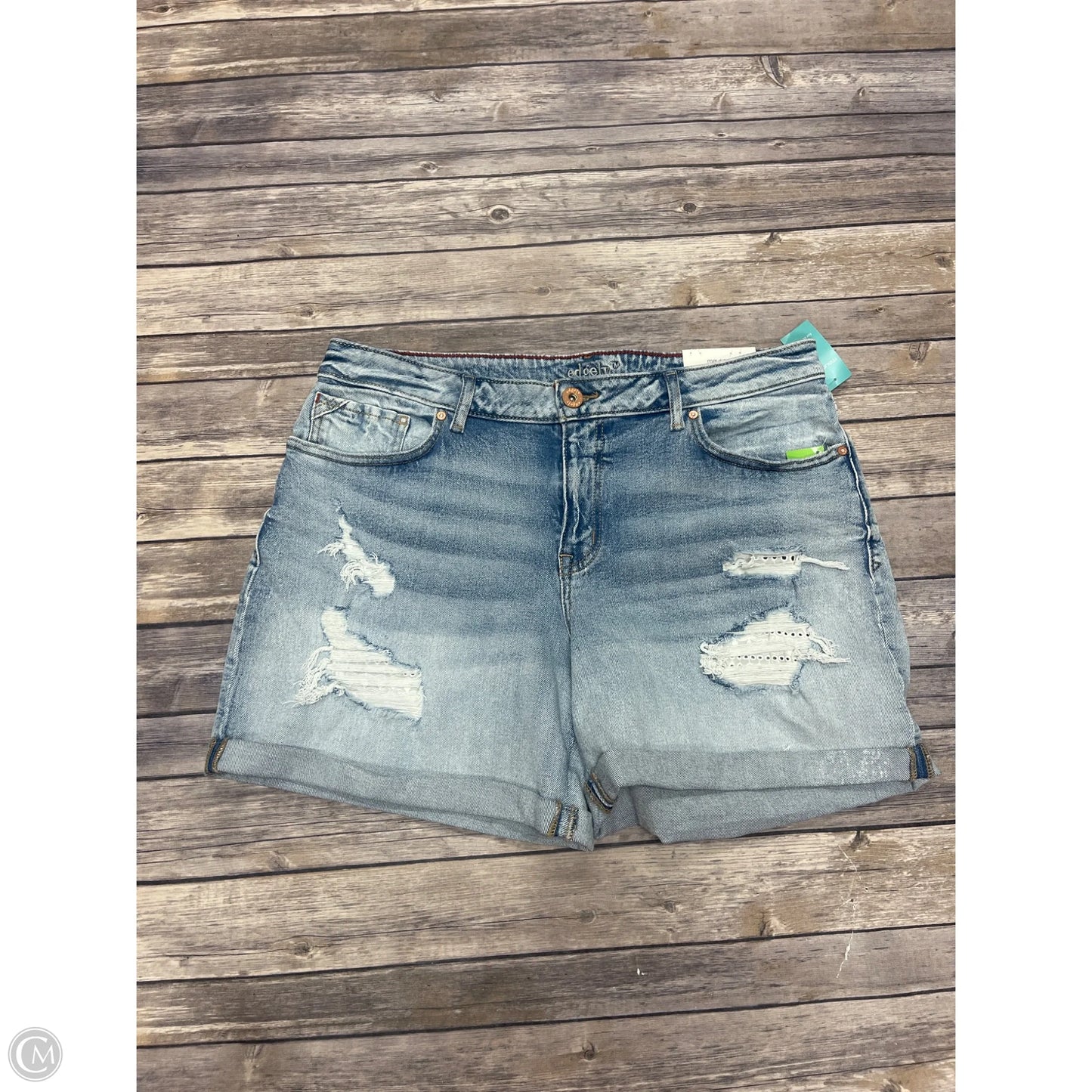 Shorts By Maurices In Blue Denim, Size: 18