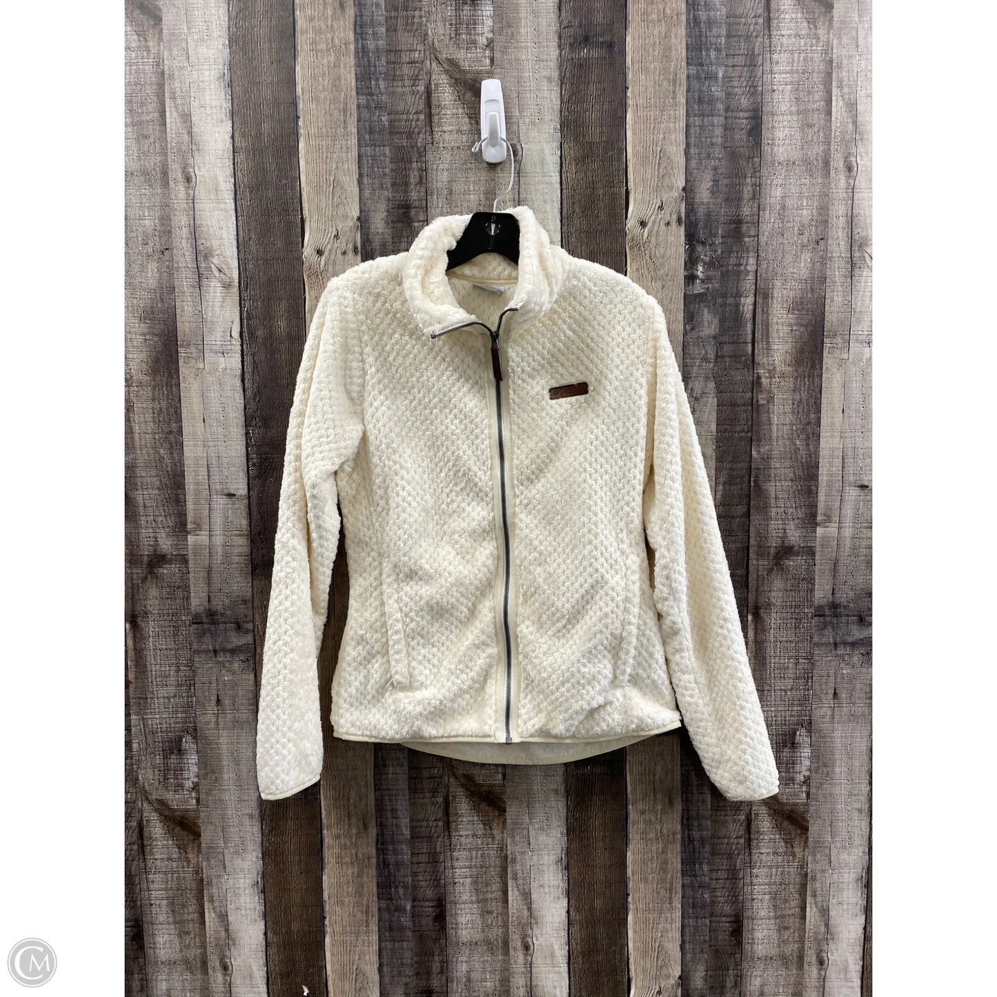 Jacket Fleece By Columbia In Cream, Size: M