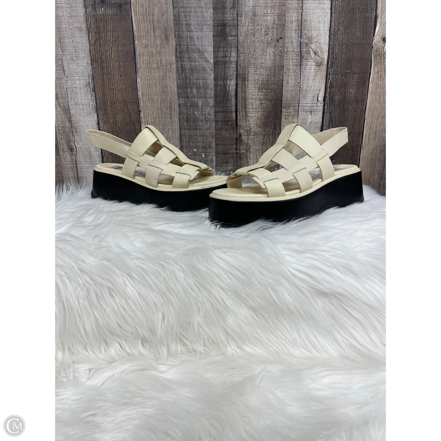 Sandals Heels Platform By Sorel In Cream, Size: 9