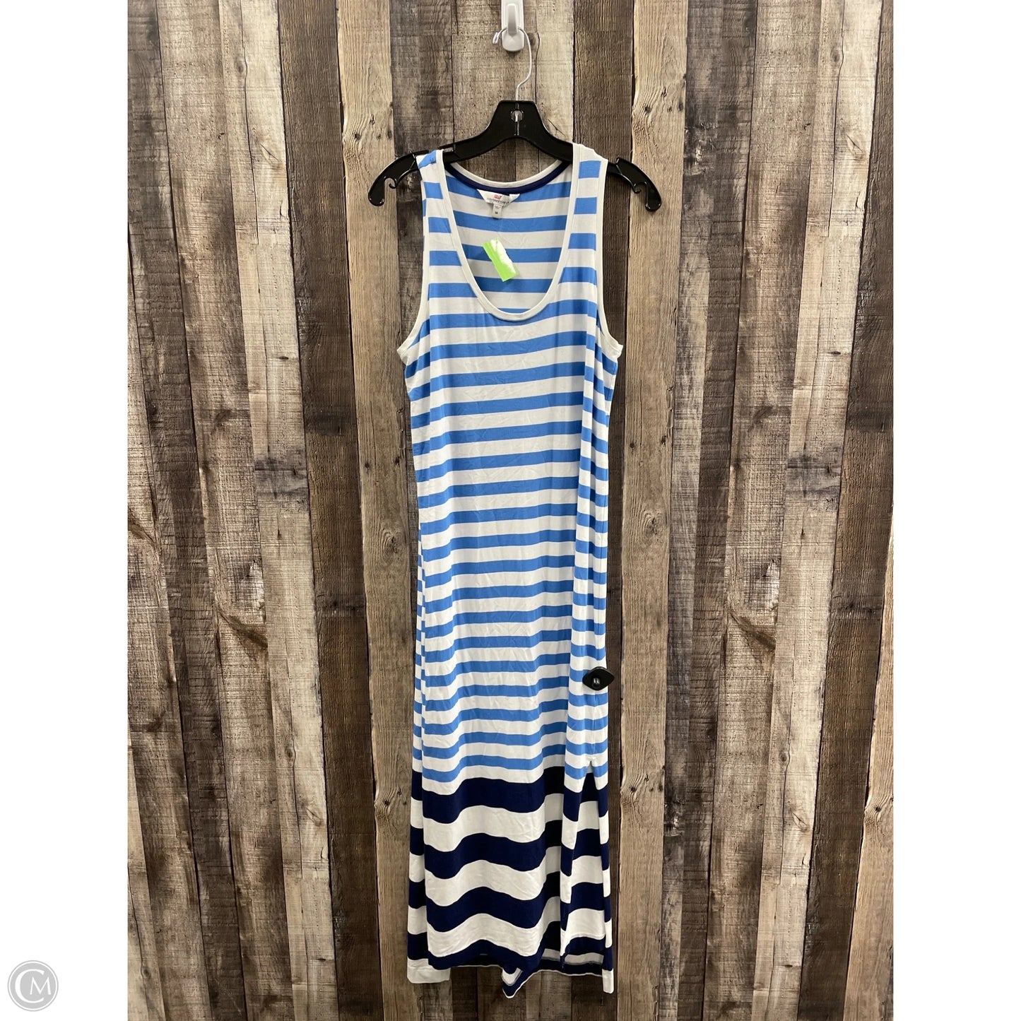 Dress Casual Maxi By Vineyard Vines In Striped Pattern, Size: M