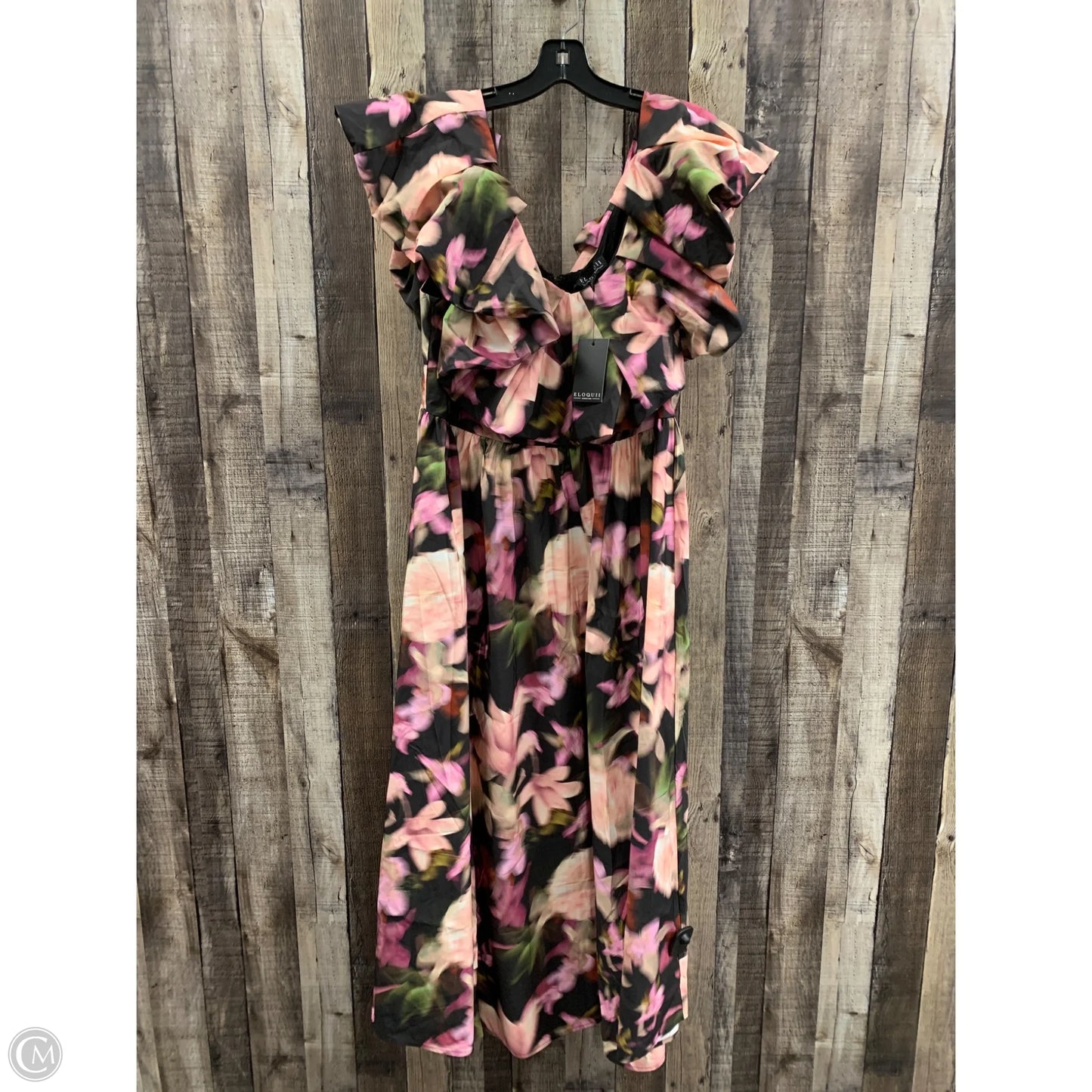 Dress Casual Maxi By Eloquii In Multi-colored, Size: L