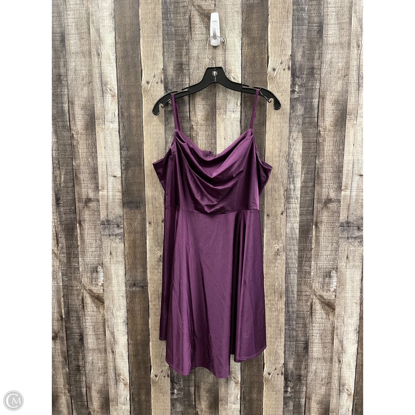Dress Casual Short By Cme In Purple, Size: Xl