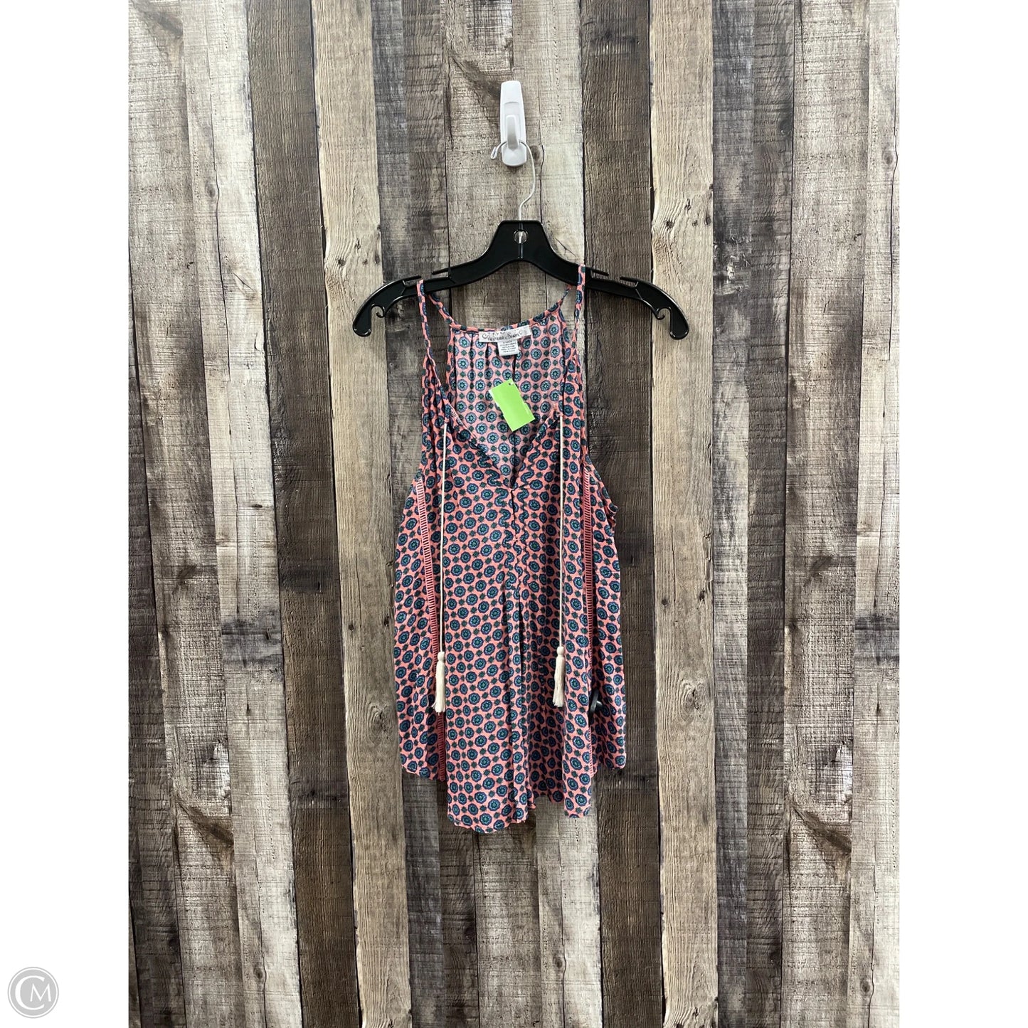 Top Sleeveless By Sans Souci In Multi-colored, Size: S