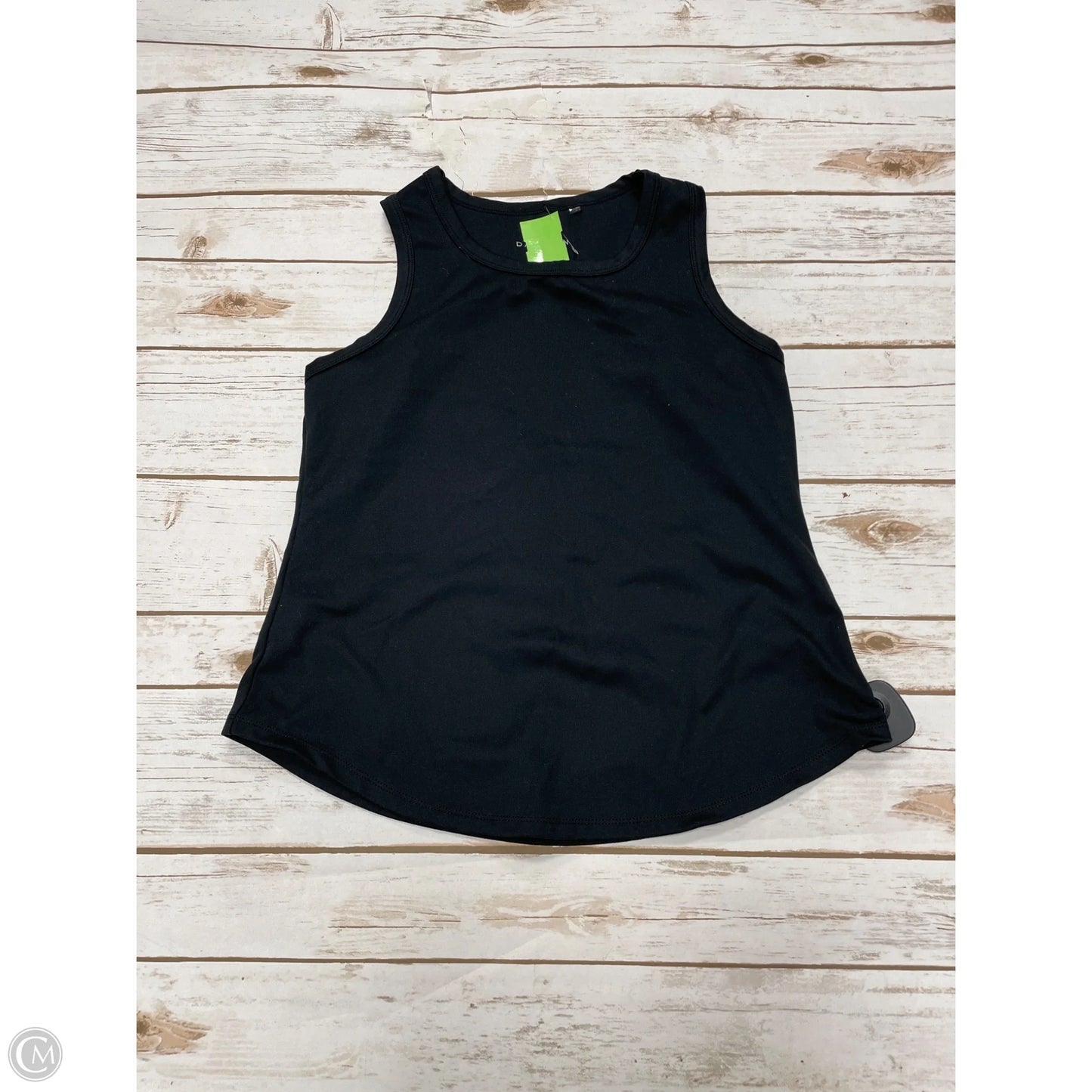 Athletic Tank Top By Danskin In Black, Size: S