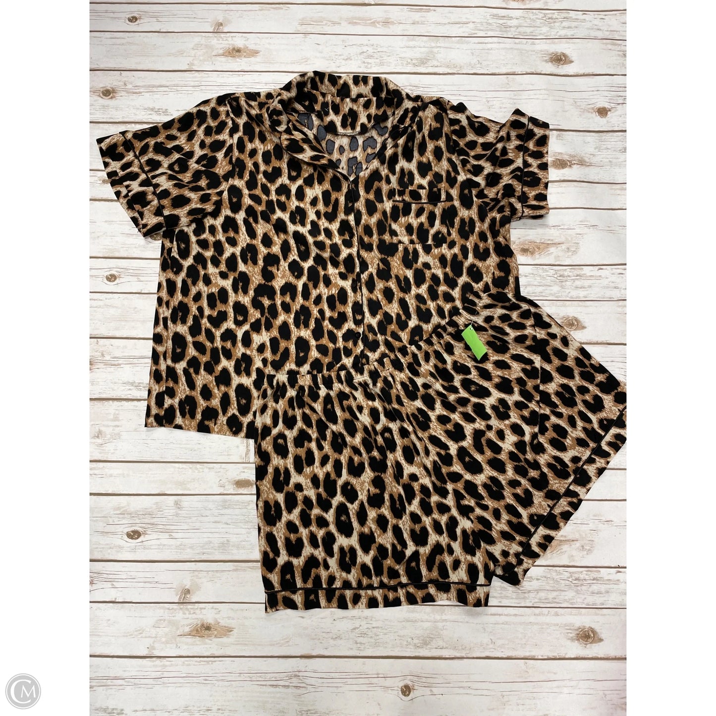 Pajamas 2pc By Shein In Animal Print, Size: 4x