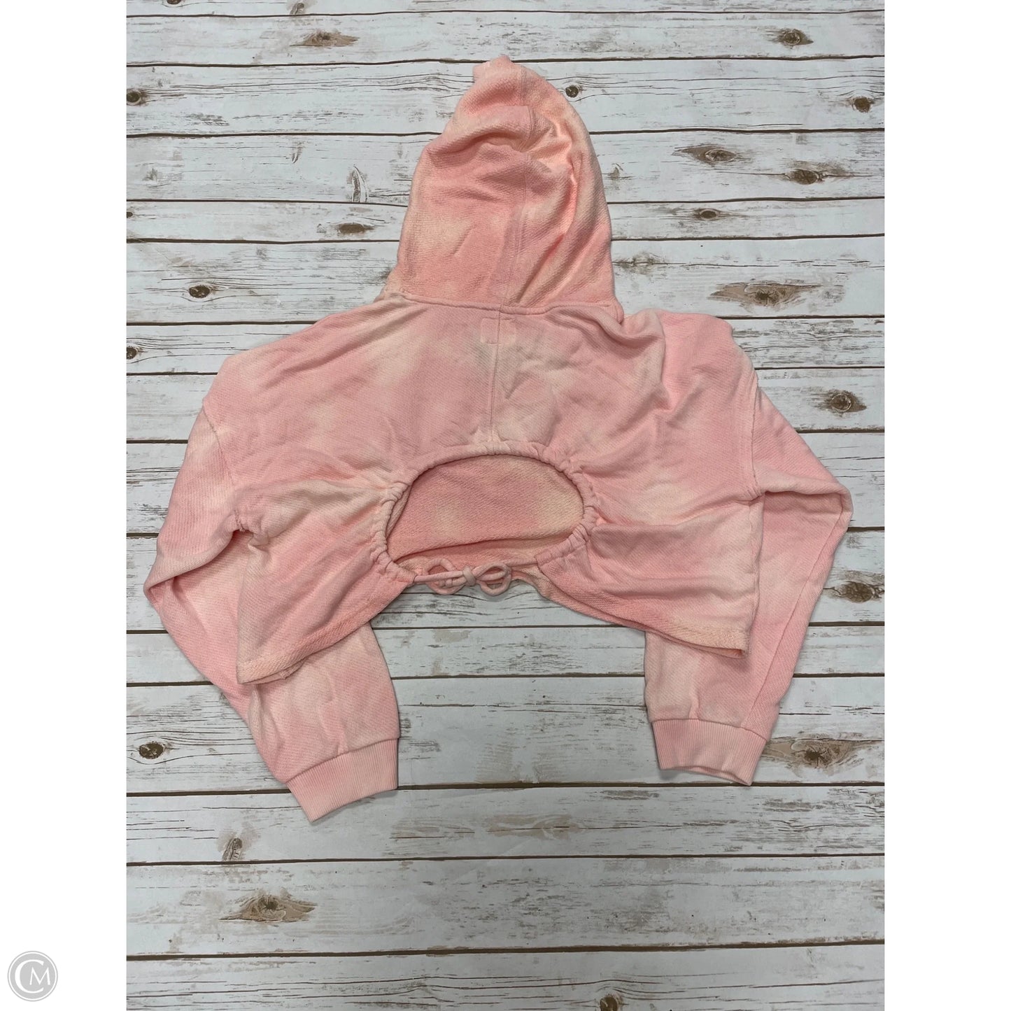 Sweatshirt Hoodie By American Eagle In Peach, Size: Xxl