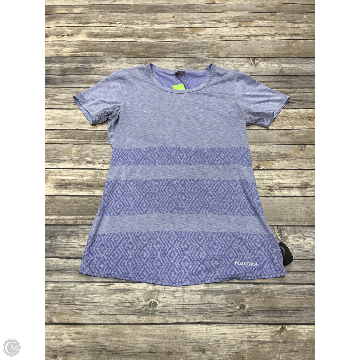 Athletic Top Short Sleeve By Marmot In Purple, Size: S