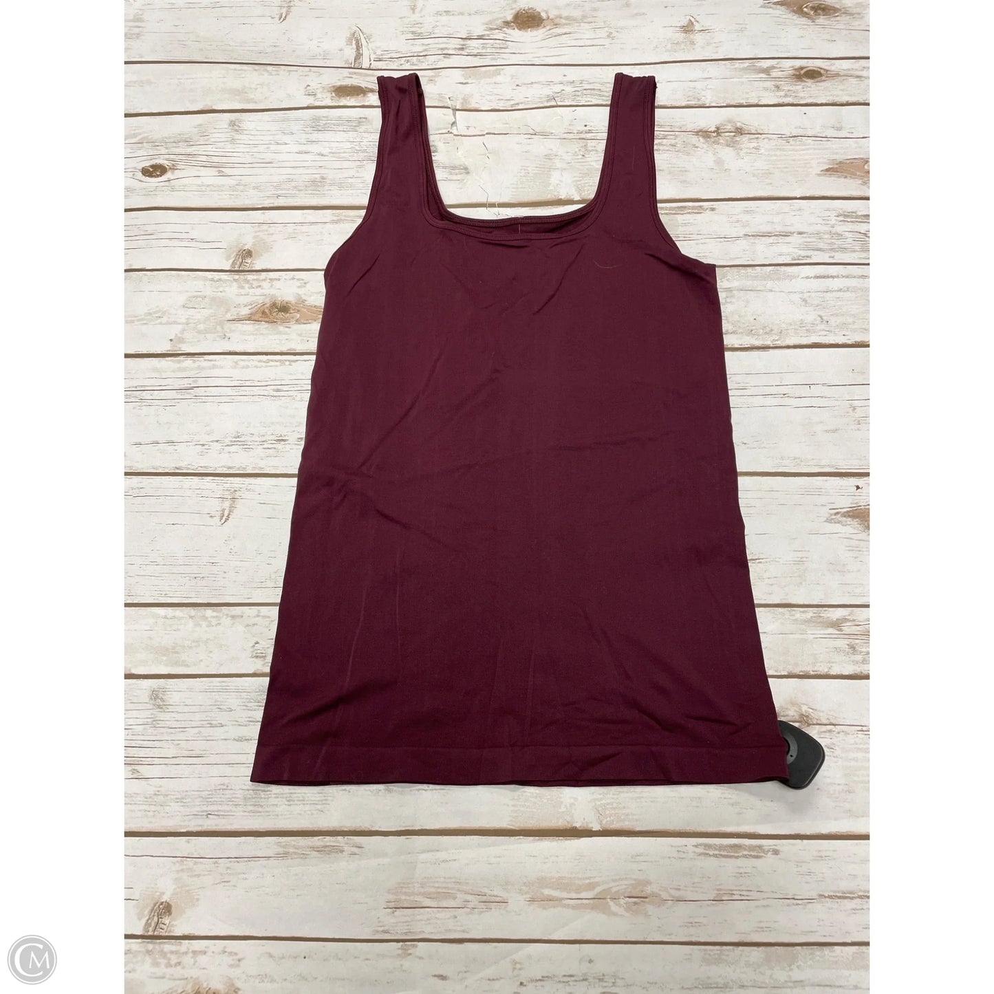Tank Top By Nine West In Maroon, Size: L